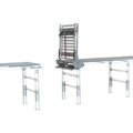 Omni Metalcraft Omni Metalcraft 3' Spring Assisted Roller Conveyor Gate 1.9" Roller Diameter GPHG1.9X16-36-3-3